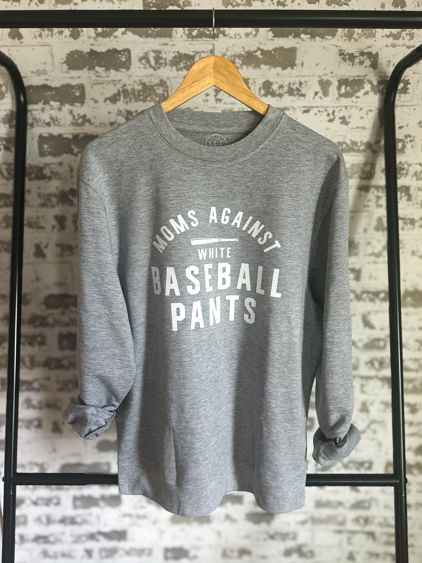 Moms against white baseball pants